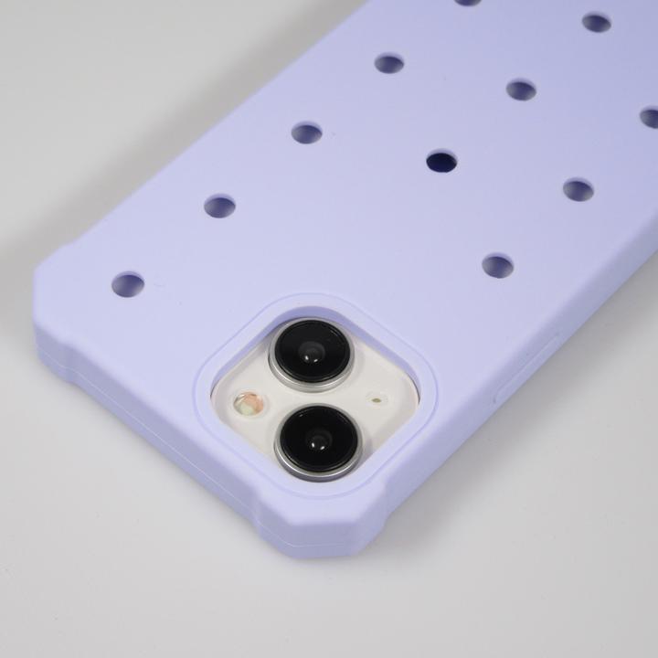 Actual product image PhoneLook Cover Thick silicone cover with holes for stick-on stickers Light blue (Apple iPhone 15)