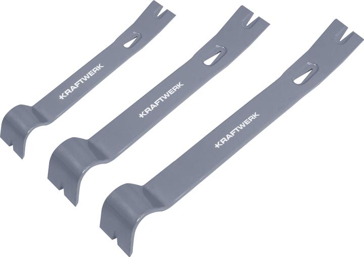 Productafbeelding Kraftwerk Set van 3 koevoeten van koolstofstaal 30, 38, 45cm