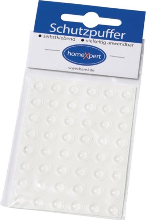 Hansi-Siebert Protective buffer Clear 6.4 mm plastic transparent lens self-adhesive (Stop dampers, 70 Piece)