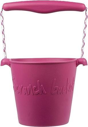Actual product image Scrunch Bucket - Silicone bucket cherry red/pink