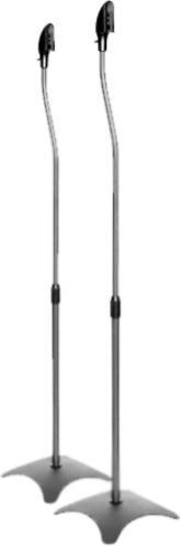 Multibrackets M Speaker Floorstand (1 Paar, Wandmontage, Höhenverstellbar)