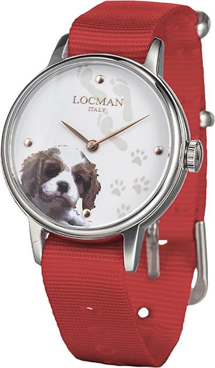 Produktbild Locman Italy Damenuhr 1960 Fantasy Dog Ref. F253A08S-00WHCA1NR (Analoguhr, 32 mm)
