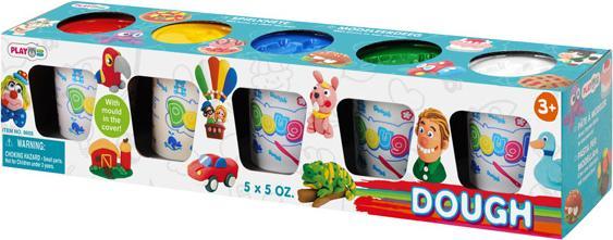 Actual product image PlayGo 5 X 5OZ pack - basic colour, 8605