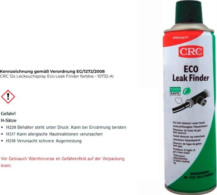 Produktbild CRC Gaslecksuchmittel