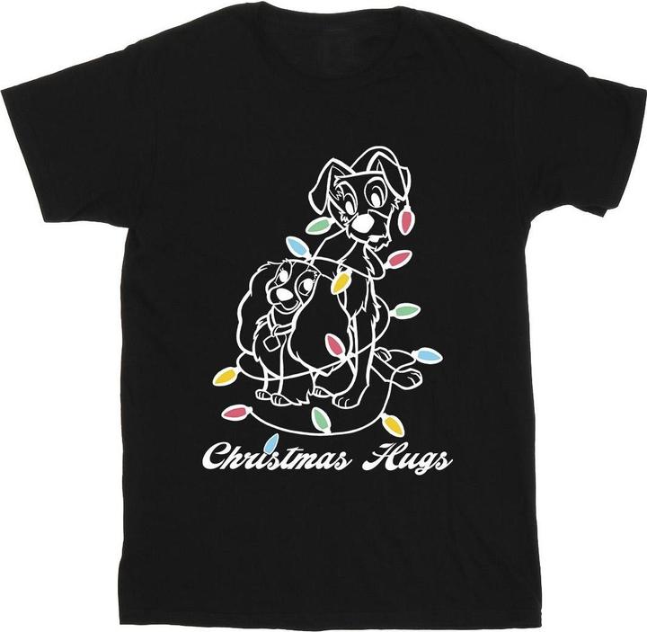 Produktbild Disney Lady And The Trump Christmas Hugs TShirt (L)