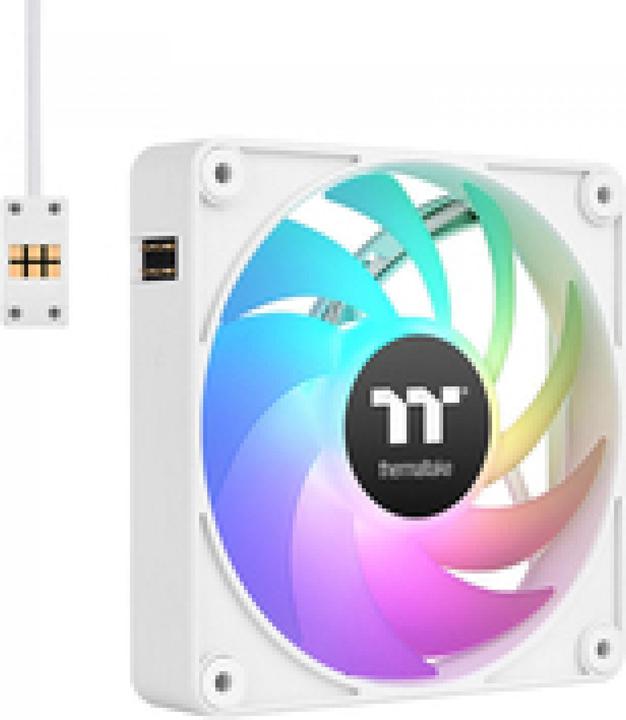 Actual product image Thermaltake TT CT140 EX ARGB Sync PC Cooling Fan 3 Pack white (140 mm, 3 x)