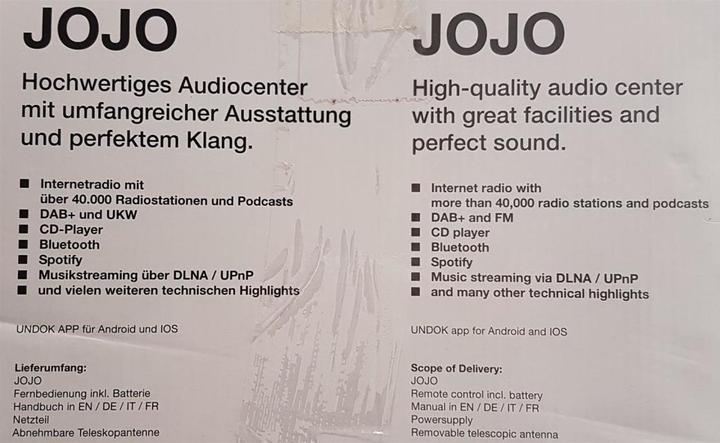 Produktbild Palona JoJo (DAB+, UKW, WLAN)
