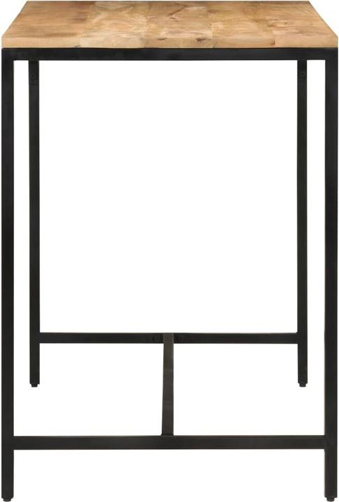 Actual product image VidaXL Rough and iron dining table (110 x 55 x 75 cm)