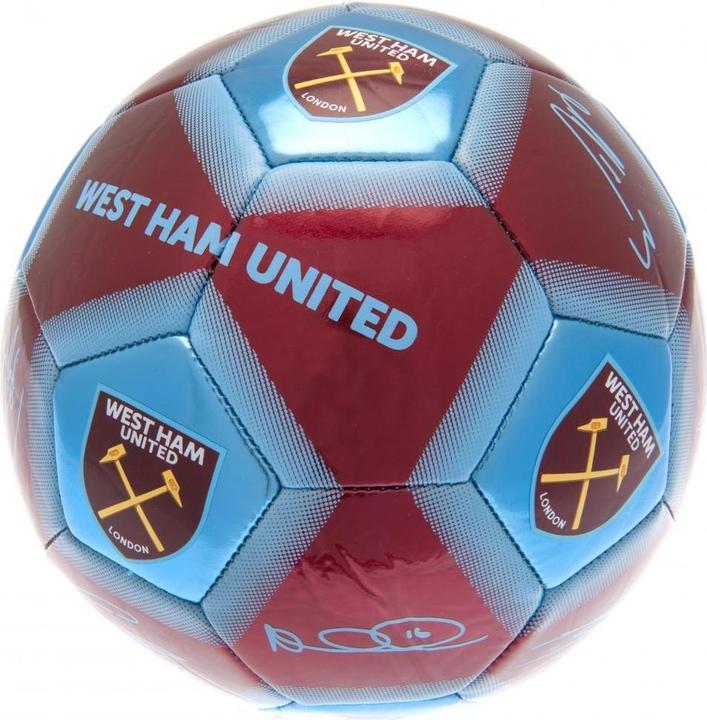 Produktbild West Ham United FC mit Unterschriften Fussball