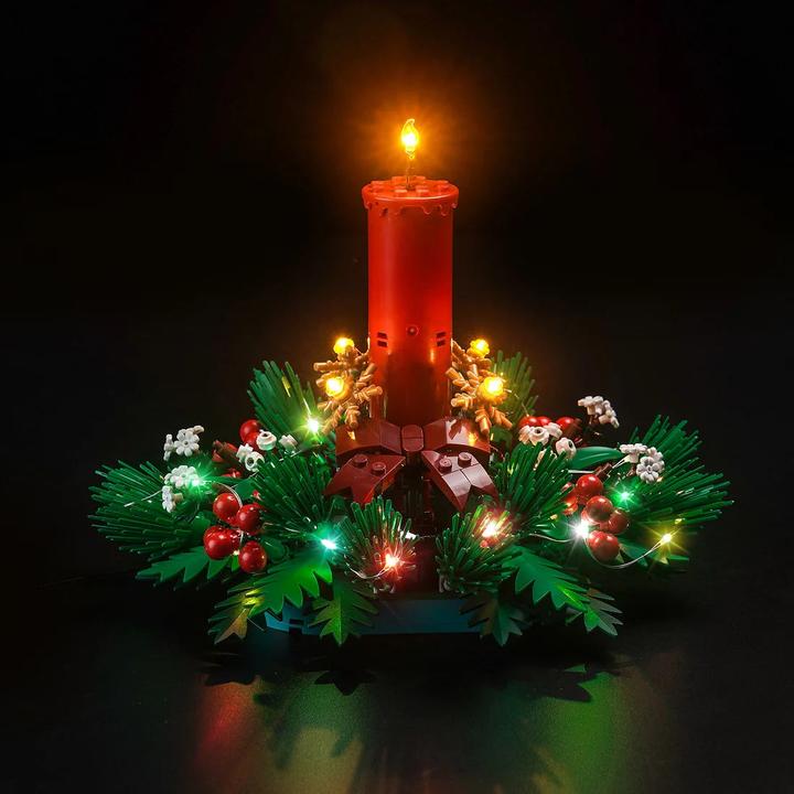 Actual product image BrickBling LED light set for Lego Christmas decorations