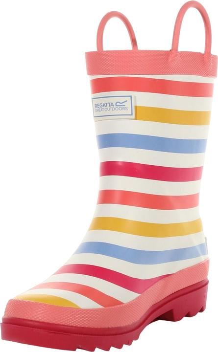Actual product image Regatta Childrens/Kids Minnow Striped Wellington Boots (36)