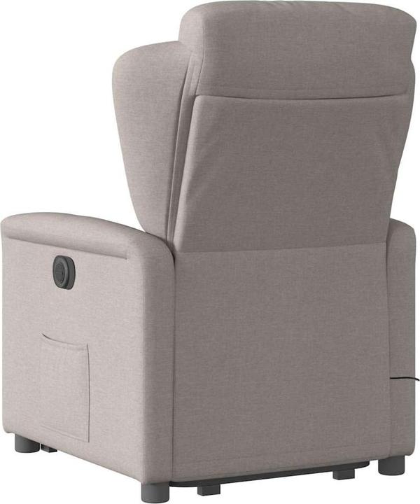 Image du produit VidaXL Fauteuil de massage électrique releveur Taupe Tissu