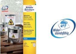 Actual product image Avery weatherproof and durable inkjet labels
