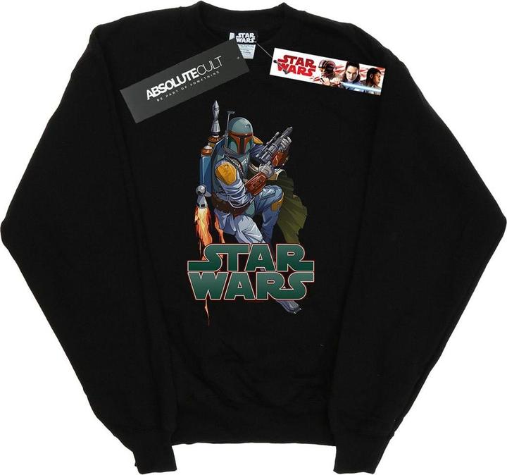 Star Wars Boba Fett Fired Up Sweatshirt (XXL)