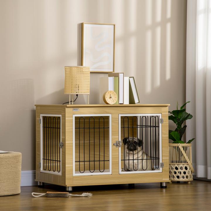Actual product image PawHut Dog cage with lockable doors (Dog kennel)