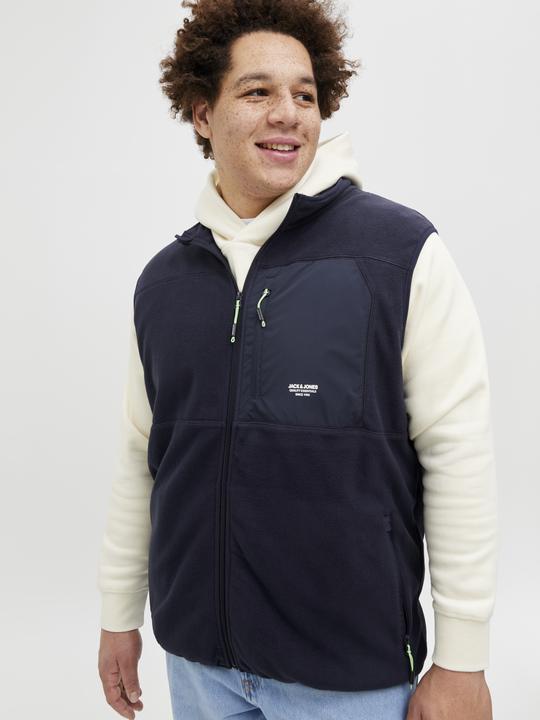 Immagine prodotto Jack & Jones Plus Size Fleece Gilet Fleece Gilet (3XL)