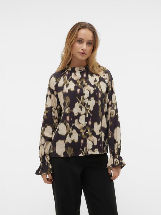 Produktbild Vero Moda Vmcelina L/S Frill Shirt Wvn Exp Hemd (XS)