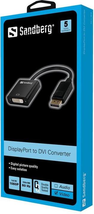 Produktbild Sandberg DisplayPort zu (DVI, 20 cm)