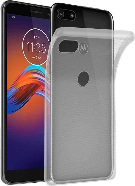 Actual product image Cadorabo TPU Ultra Slim AIR Cover (Motorola Moto E6 Play)