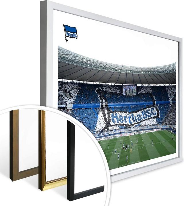Actual product image Hertha BSC Game start in the stadium (30 x 24 cm)
