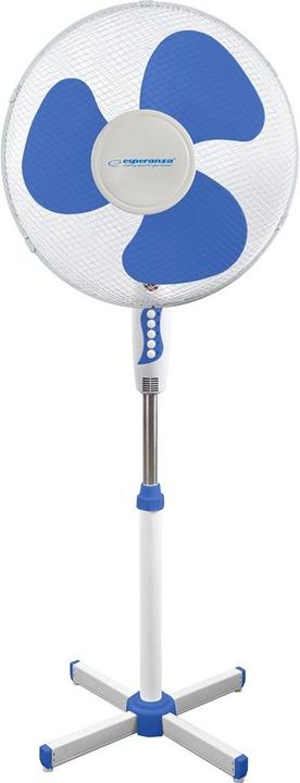Actual product image Esperanza EHF001WB 16 " Pedestal Fan White/Blue