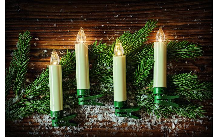 Produktbild Krinner LED Christbaumkerze Superlight Starter-Set (12 x)
