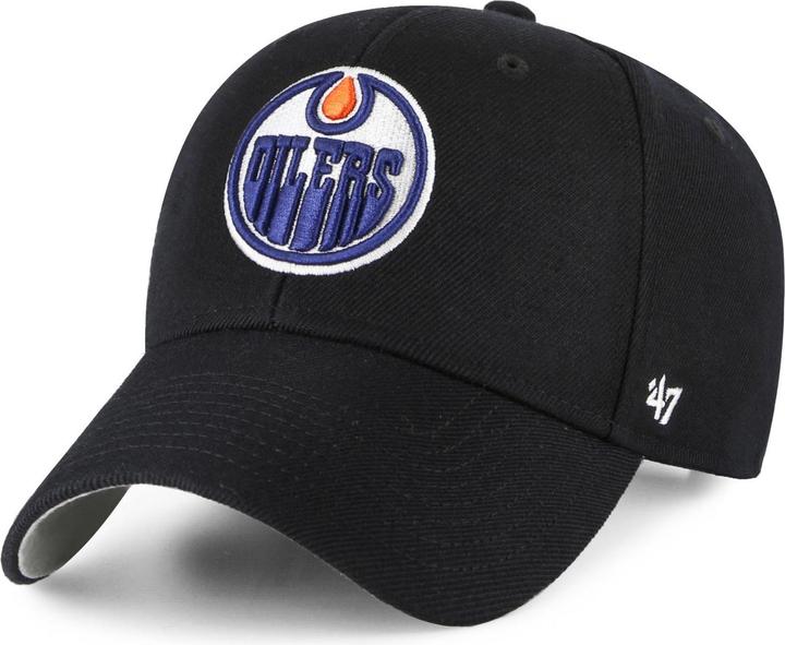 47 Brand Adjustable Cap - NHL Edmonton Oilers Schwarz
