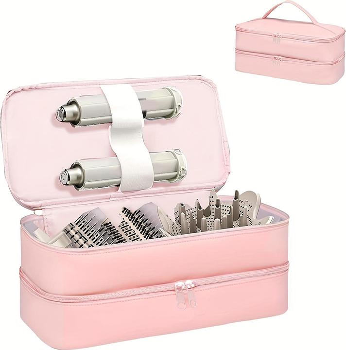 Only-Bags.Store Zweilagige Haartrockner-Reisetasche - Wasserfeste, kratzfeste Organizer-Tasche mit hohem