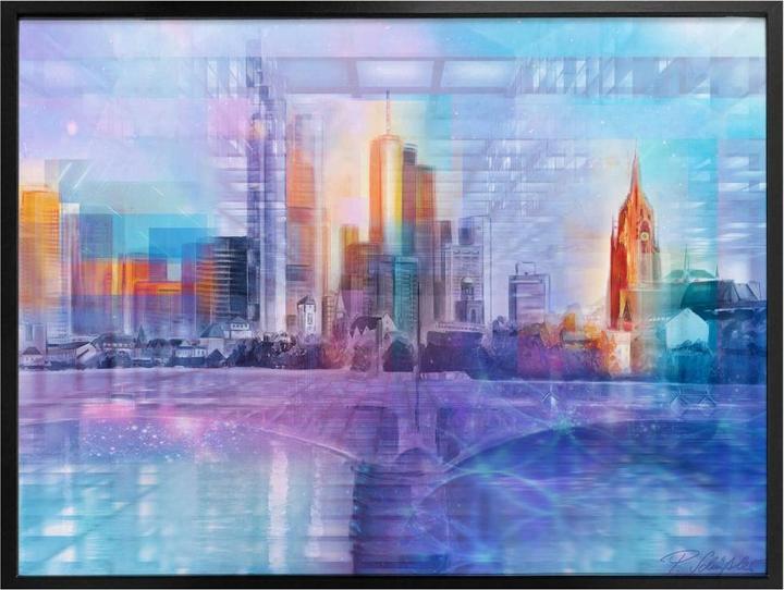 Produktbild Trenddeko Frankfurt am Main farbig (120 x 100 cm)