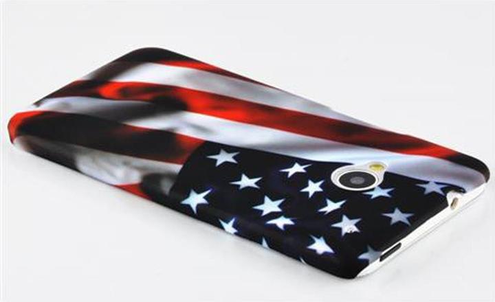 Actual product image Cadorabo Hard cover with imprint cover (HTC One M7)