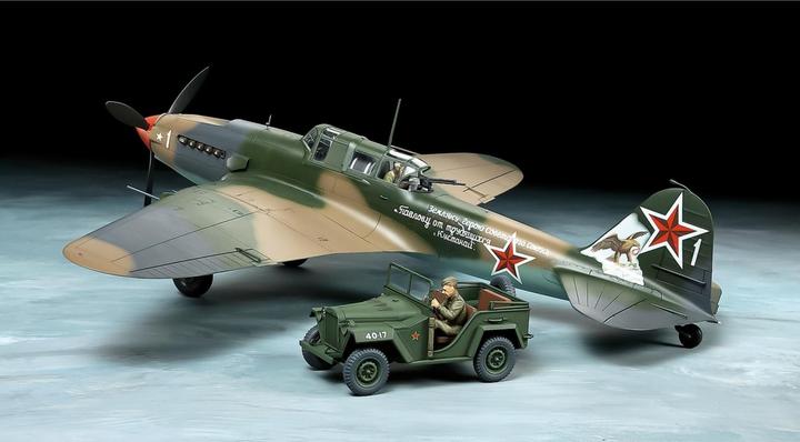 Actual product image Tamiya 1:48 IL-2 Shturm. & Fhzg. GAZ-67B
