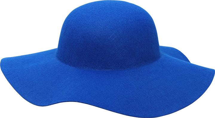 Widmann 70er Jahre Schlapphut blau für Damen