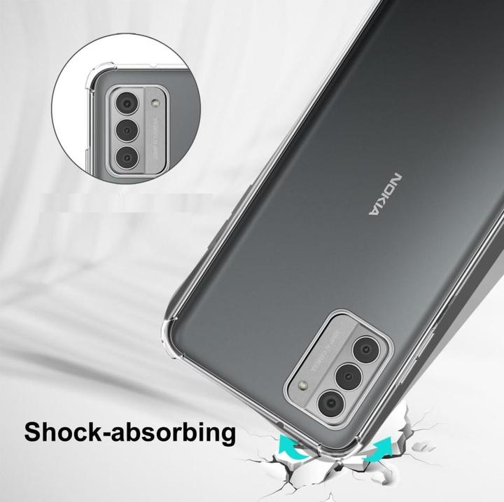 Produktbild Screenguard Nokia G42 Hülle Crystal Soft Airbag Bumper (Nokia G42)