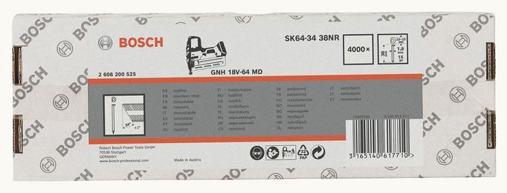 Produktbild Bosch Professional Zubehör Senkkopf-Stift 64-34 38 NR, 38