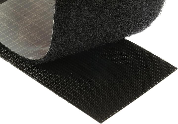 Produktbild Rs Pro Druckverschluss Klettband, 50mm x 100mm, Schwarz (50 mm)
