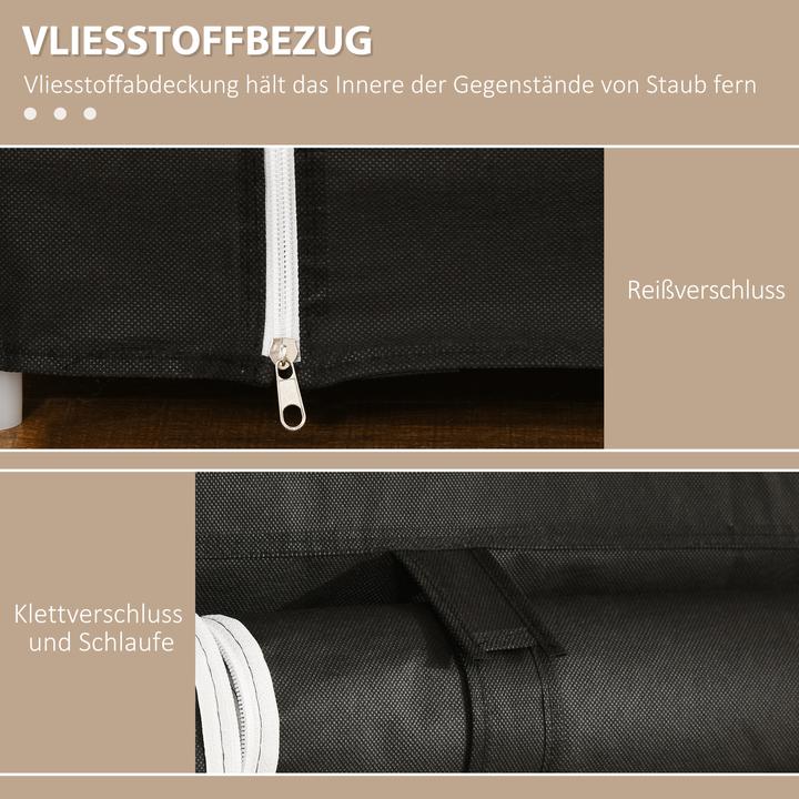 Image du produit Homcom Armoire en tissu avec couvercle (150 x 43 x 162,5 cm)