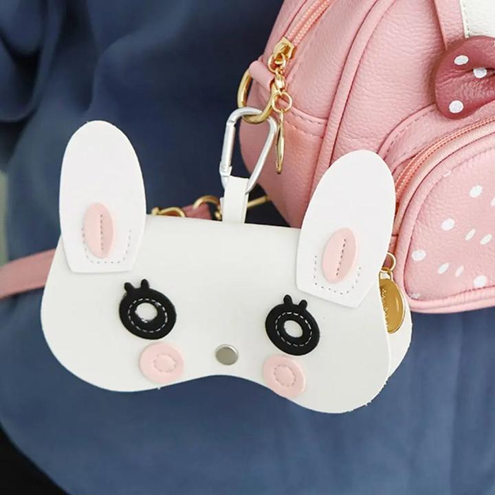 Produktbild Only-Bags.Store Cartoon Portable Sun Eye Glasses Box PU Leder Brillenetui Sonnenbrille