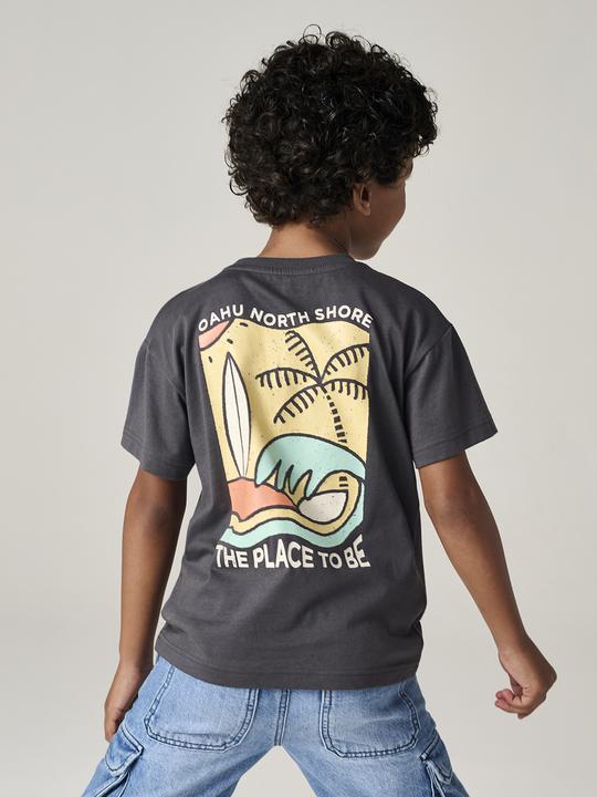 Produktbild Vertbaudet Jungen T-Shirt mit Motiv vorn und hinten, mit Recycling-Baumwolle (92)