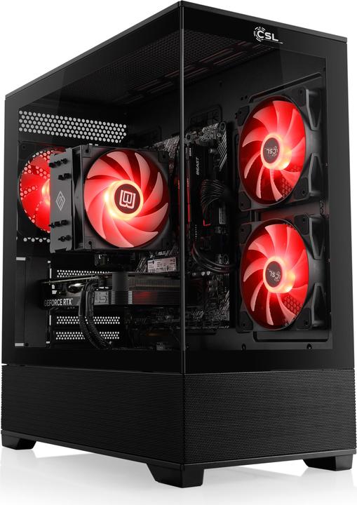 Actual product image CSL Gaming PC M11860H (AMD Ryzen 7 9700X, 32 GB, 2000 GB, GeForce RTX 5070)