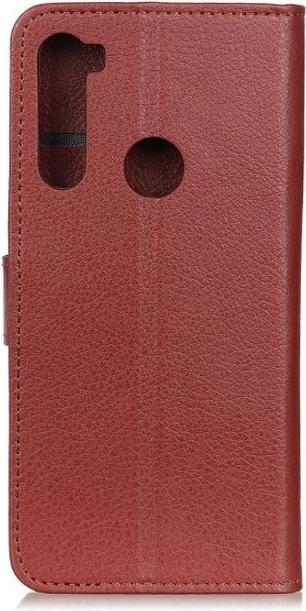 Actual product image MU Classic Litchi Leather Bookcover Series (Xiaomi Redmi Note 8T)