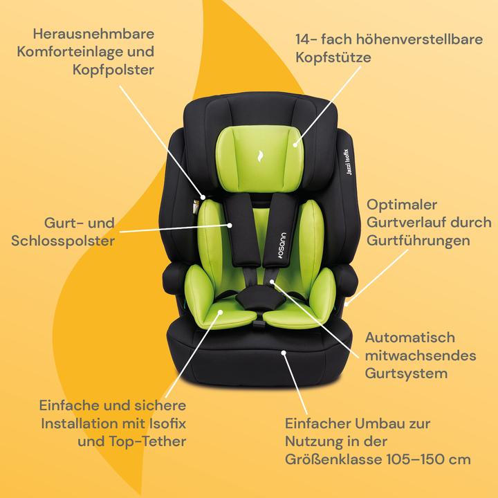 Produktbild Osann Jazzi Isofix (Kindersitzerhöhung, ECE R129/i-Size Norm)