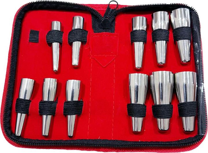 Star Piercing 11-teiliges Dehnstab Set (Nr.2) 10 mm - 20 mm (ohne Messing, Chirurgenstahl 316L)