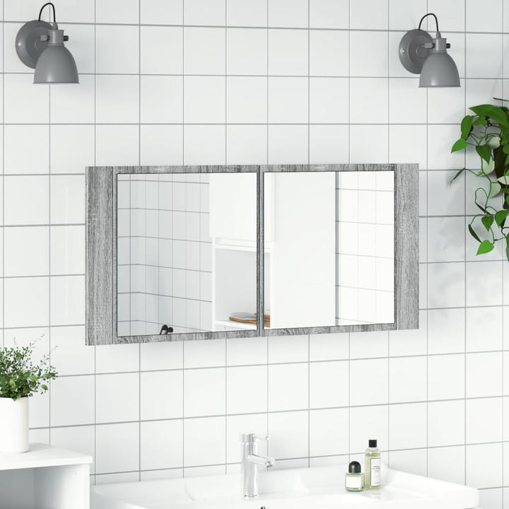 Immagine prodotto VidaXL LED-Spiegelschrank (100 x 12 x 45 cm)