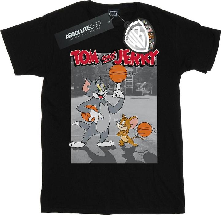 Immagine prodotto Tom & Jerry Basketball Buddies Maglietta Ragazze (140, 146)