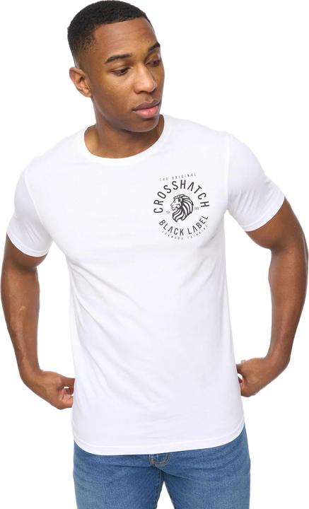 Actual product image Crosshatch Mens Collegetheme Assorted Designs T-Shirt (Pack of 5) (M)