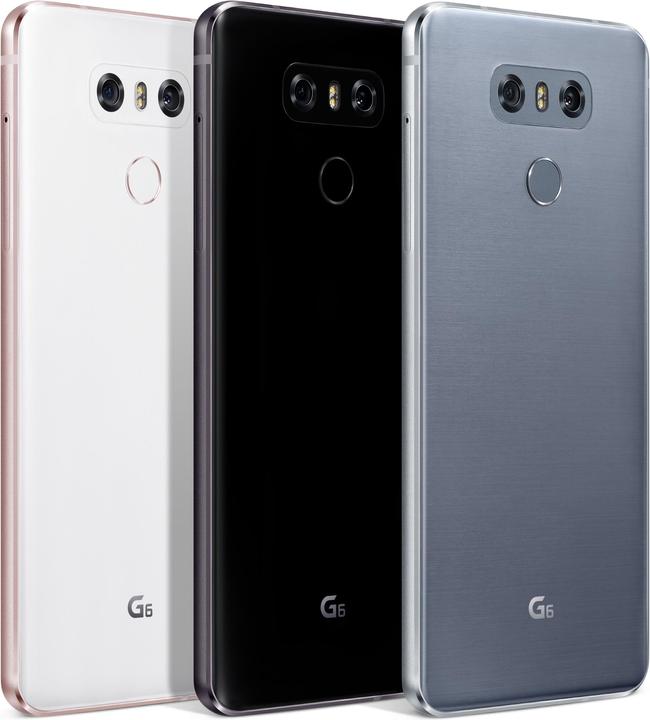 Actual product image LG G6 (64 GB, Ice Platinum, 5.70", Hybrid Dual SIM, 13 Mpx, 4G)