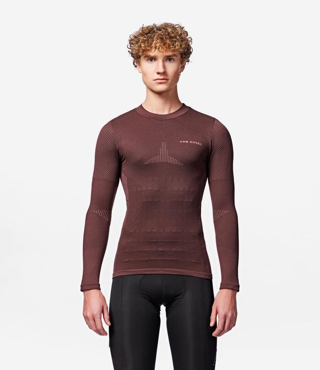 Immagine prodotto Van rysel Intimo bici manica lunga Racer 2 rosso scuro (L)