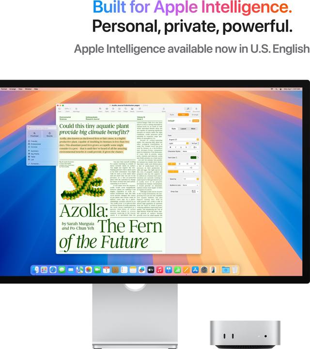 Actual product image Apple Mac Mini – 2024 (M4, 32 GB, 2000 GB, Apple M4 10-Core)