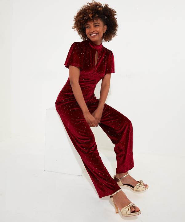 Produktbild Joe Browns PETITE Sparkle Velour Wide Leg Jumpsuit (40)