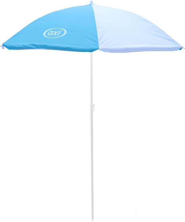 Actual product image Axi Nick Sand & Water Picnic Table Brown/White - Parasol Blue/White